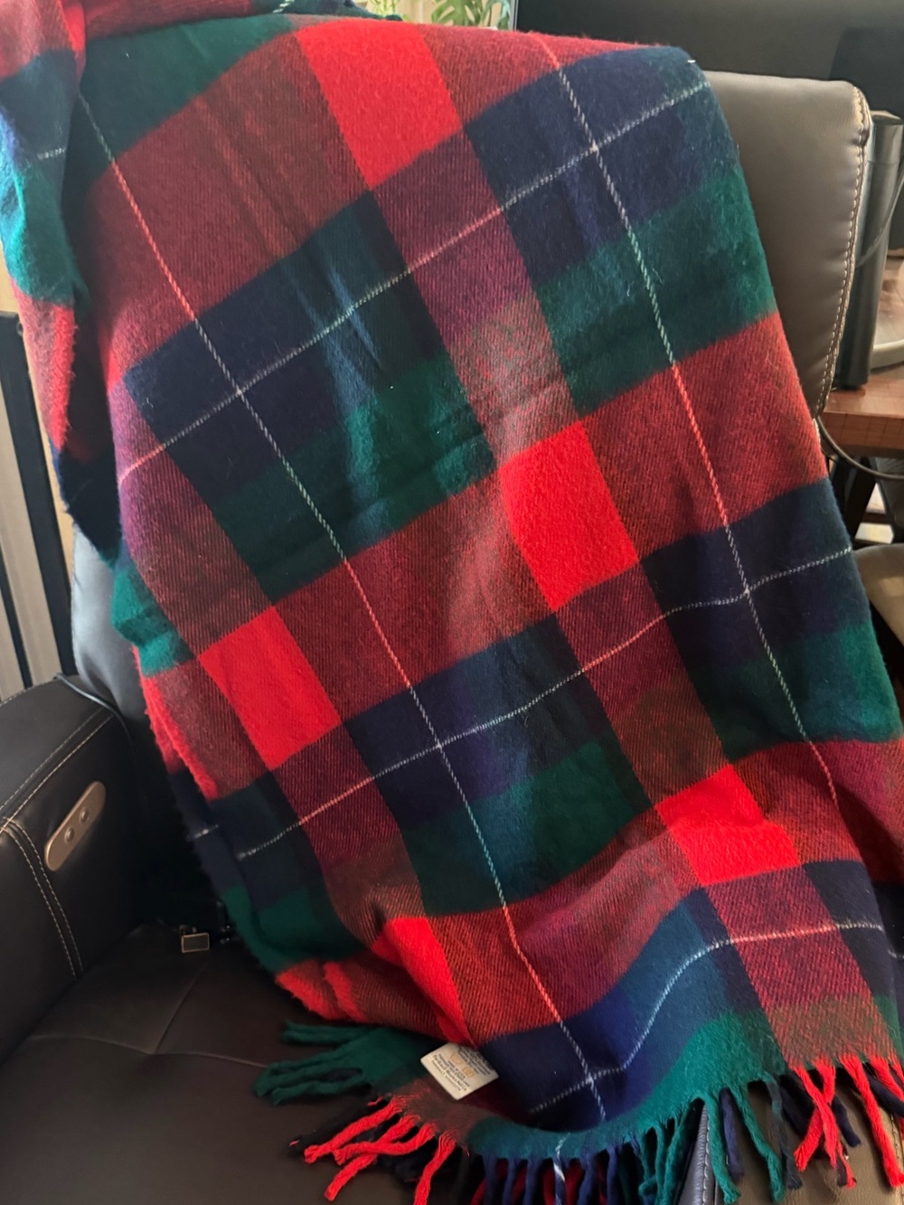 Faribo vintage plaid throw Blanket